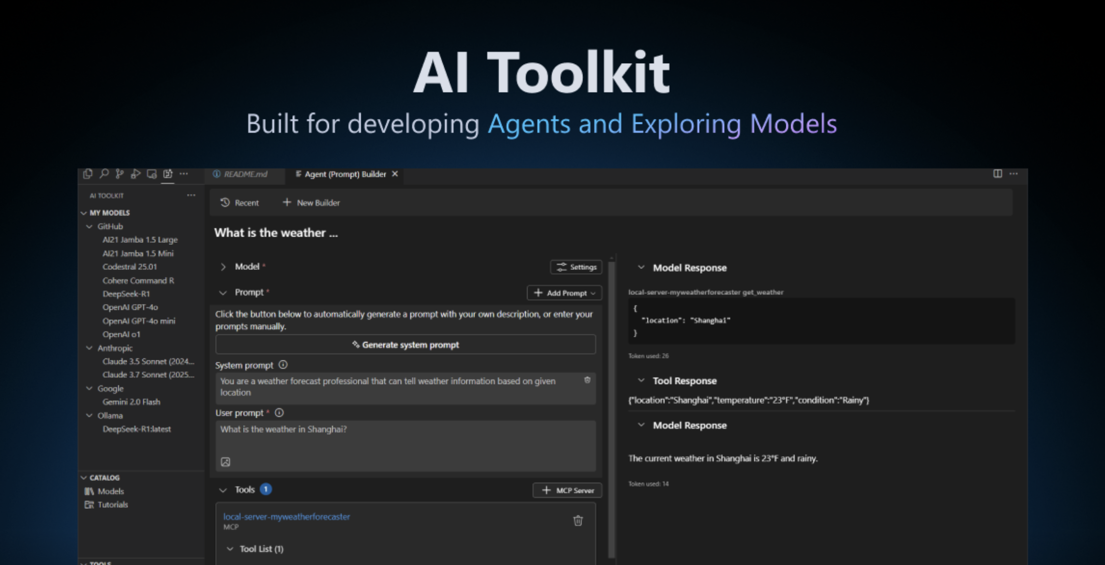 How to setup AI Toolkit with Foundry Local in Visual Studio Code