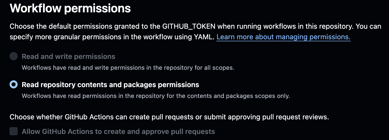 How to solve GitHub Action workflow restriction when configuring CI/CD in Umbraco Cloud